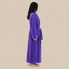 La boutique du peignoir Peignoir Long Femme - en Polaire Épaisse, Violet